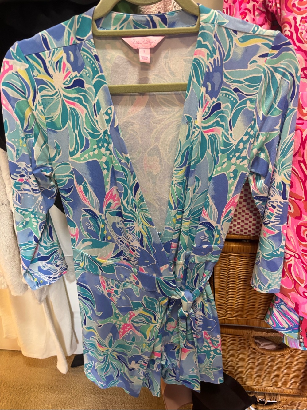 Lilly Pulitzer Karlie wrap romper